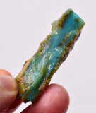 15Grams  BLUE OPAL PERU ROUGH SCENIC CARIBEAN TURQUOISE COLOR OB207
