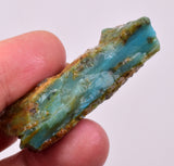 15Grams  BLUE OPAL PERU ROUGH SCENIC CARIBEAN TURQUOISE COLOR OB207