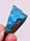16Grams  BLUE OPAL PERU ROUGH SCENIC CARIBEAN TURQUOISE COLOR OB208