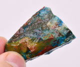 16Grams  BLUE OPAL PERU ROUGH SCENIC CARIBEAN TURQUOISE COLOR OB208