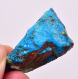 16Grams  BLUE OPAL PERU ROUGH SCENIC CARIBEAN TURQUOISE COLOR OB208