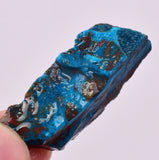 7.2Grams  BLUE OPAL PERU ROUGH SCENIC CARIBEAN TURQUOISE COLOR OB210