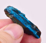 7.2Grams  BLUE OPAL PERU ROUGH SCENIC CARIBEAN TURQUOISE COLOR OB210