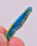 3.4Grams  BLUE OPAL PERU ROUGH SCENIC CARIBEAN TURQUOISE COLOR OB212