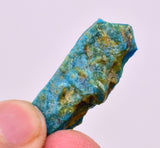 3.4Grams  BLUE OPAL PERU ROUGH SCENIC CARIBEAN TURQUOISE COLOR OB212
