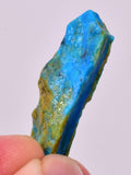 3.4Grams  BLUE OPAL PERU ROUGH SCENIC CARIBEAN TURQUOISE COLOR OB212