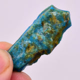 3.4Grams  BLUE OPAL PERU ROUGH SCENIC CARIBEAN TURQUOISE COLOR OB212
