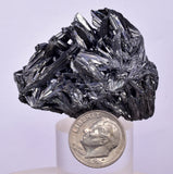 4.6cms STIBNITE CRYSTAL PERU MINERAL SPECIMEN COLLECTOR MB186