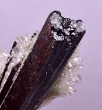 4.8cms RED HUBNERITE QUARTZ CRYSTALS MINERAL SPECIMEN COLLECTOR PERU MB222