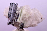 5.9cms RED HUBNERITE QUARTZ CRYSTALS MINERAL SPECIMEN COLLECTOR PERU MB223