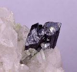 5.9cms RED HUBNERITE QUARTZ CRYSTALS MINERAL SPECIMEN COLLECTOR PERU MB223
