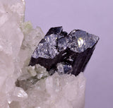5.9cms RED HUBNERITE QUARTZ CRYSTALS MINERAL SPECIMEN COLLECTOR PERU MB223