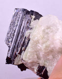 5.9cms RED HUBNERITE QUARTZ CRYSTALS MINERAL SPECIMEN COLLECTOR PERU MB223