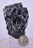 5.7cms STIBNITE CRYSTAL PERU MINERAL SPECIMEN COLLECTOR MB189