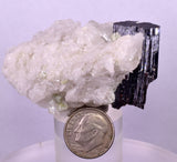 5.9cms RED HUBNERITE QUARTZ CRYSTALS MINERAL SPECIMEN COLLECTOR PERU MB223