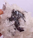 6.8cms RED HUBNERITE QUARTZ CRYSTALS MINERAL SPECIMEN COLLECTOR PERU MB224