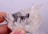6.8cms RED HUBNERITE QUARTZ CRYSTALS MINERAL SPECIMEN COLLECTOR PERU MB224