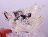 6.8cms RED HUBNERITE QUARTZ CRYSTALS MINERAL SPECIMEN COLLECTOR PERU MB224