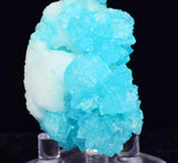 5.8cms SKY BLUE SALAMMONIAC LECONTITE ps TINCALCONITE CHILE NATURAL CRYSTALS  UB3117