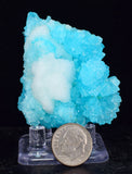 5.8cms SKY BLUE SALAMMONIAC LECONTITE ps TINCALCONITE CHILE NATURAL CRYSTALS  UB3117