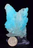 7cms SKY BLUE SALAMMONIAC LECONTITE TINCALCONITE ps CHILE NATURAL CRYSTALS  UB319
