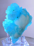 5.8cms SKY BLUE SALAMMONIAC LECONTITE ps TINCALCONITE CHILE NATURAL CRYSTALS  UB3117