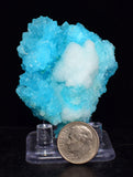 5.8cms SKY BLUE SALAMMONIAC LECONTITE ps TINCALCONITE CHILE NATURAL CRYSTALS  UB3117