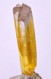 2.9cms FISH TAIL GOLDEN SELENITE CRYSTAL PERU MINERAL SPECIMEN TB160