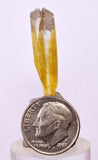 2.9cms FISH TAIL GOLDEN SELENITE CRYSTAL PERU MINERAL SPECIMEN TB160