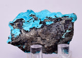 3.8cms CHRYSOCOLLA BOTRYOIDAL CRYSTALS PERU SPHERES GRAPE TURQUOISE COLOR CB210