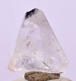 11CARATS BLUE DUMORTIERITE IN QUARTZ POLISHED ACICULAR PENDANT SPECIMEN UB325