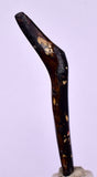 4.9cms GOLDEN BLACK CORAL POLISHED PERU NATURAL JEWELRY PENDANT VB5