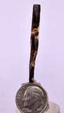 4.5cms GOLDEN BLACK CORAL POLISHED PERU NATURAL JEWELRY PENDANT VB9