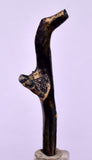 4.7cms GOLDEN BLACK CORAL POLISHED PERU NATURAL JEWELRY PENDANT VB11