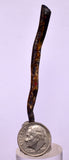 6.3cms GOLDEN BLACK CORAL POLISHED PERU NATURAL JEWELRY PENDANT VB12