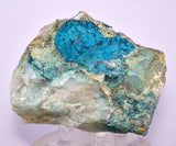 8.7cms QUARTZ CHRYSOCOLLA BOTRYOIDAL TENTADORA MINE PERU MINERAL SPECIMEN CB207