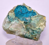 8.7cms QUARTZ CHRYSOCOLLA BOTRYOIDAL TENTADORA MINE PERU MINERAL SPECIMEN CB207