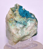 8.7cms QUARTZ CHRYSOCOLLA BOTRYOIDAL TENTADORA MINE PERU MINERAL SPECIMEN CB207