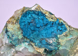 8.7cms QUARTZ CHRYSOCOLLA BOTRYOIDAL TENTADORA MINE PERU MINERAL SPECIMEN CB207