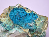 8.7cms QUARTZ CHRYSOCOLLA BOTRYOIDAL TENTADORA MINE PERU MINERAL SPECIMEN CB207