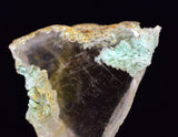 4.5cms GEM CHRYSOCOLLA INSIDE SELENITE CRYSTAL LILY MINE 2000 DISCOVERY PERU TB153