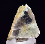 3.1cms GEM CHRYSOCOLLA INSIDE SELENITE CRYSTAL LILY MINE 2000 DISCOVERY PERU TB156