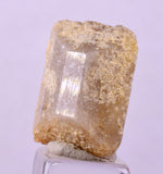 1.8cms DANBURITE CRYSTAL BOLIVIA SILICATE ORTHORHOMBIC MATRIX GEM FACET XB36