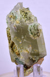 6.9cms GEM CHRYSOCOLLA INSIDE SELENITE CRYSTAL LILY MINE 2000 DISCOVERY PERU TB163