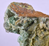 6.9cms GEM CHRYSOCOLLA INSIDE SELENITE CRYSTAL LILY MINE 2000 DISCOVERY PERU TB163