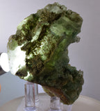 6.9cms GEM CHRYSOCOLLA INSIDE SELENITE CRYSTAL LILY MINE 2000 DISCOVERY PERU TB163