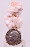 3.4cms PRECIOUS PINK HYALITE LAVENDER OPAL-(AN) BOTRYOIDAL PERU FLUORESCENT PB153