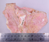 16.4cms PRECIOUS PINK HYALITE LAVENDER OPAL-(AN) BOTRYOIDAL PERU FLUORESCENT PB156