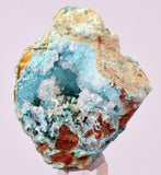 4.9cms DRUZY CHRYSOCOLLA QUARTZ CRYSTAL LILY MINE PERU 2000 YEAR DB340