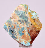 4.9cms DRUZY CHRYSOCOLLA QUARTZ CRYSTAL LILY MINE PERU 2000 YEAR DB340